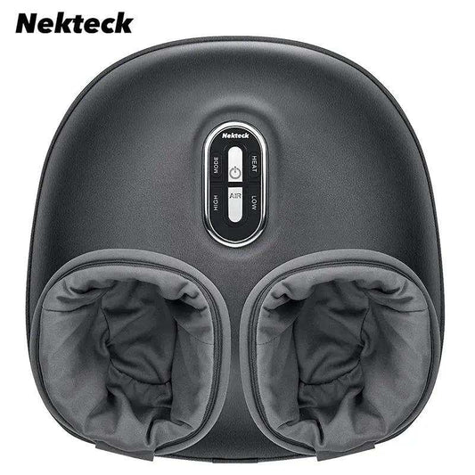 Nekteck Shiatsu Foot Massager with deep kneading, heat, and air compression for foot pain relief and relaxation